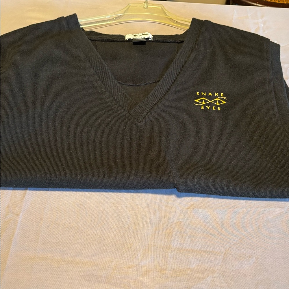 Snake Eyes Men’s Sweater Vest Black Size L